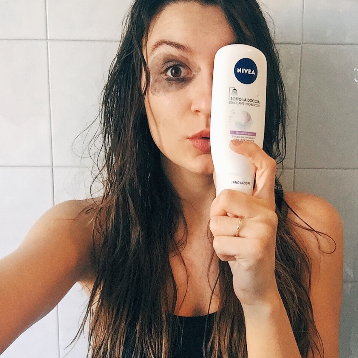 Nivea struccante sotto la doccia