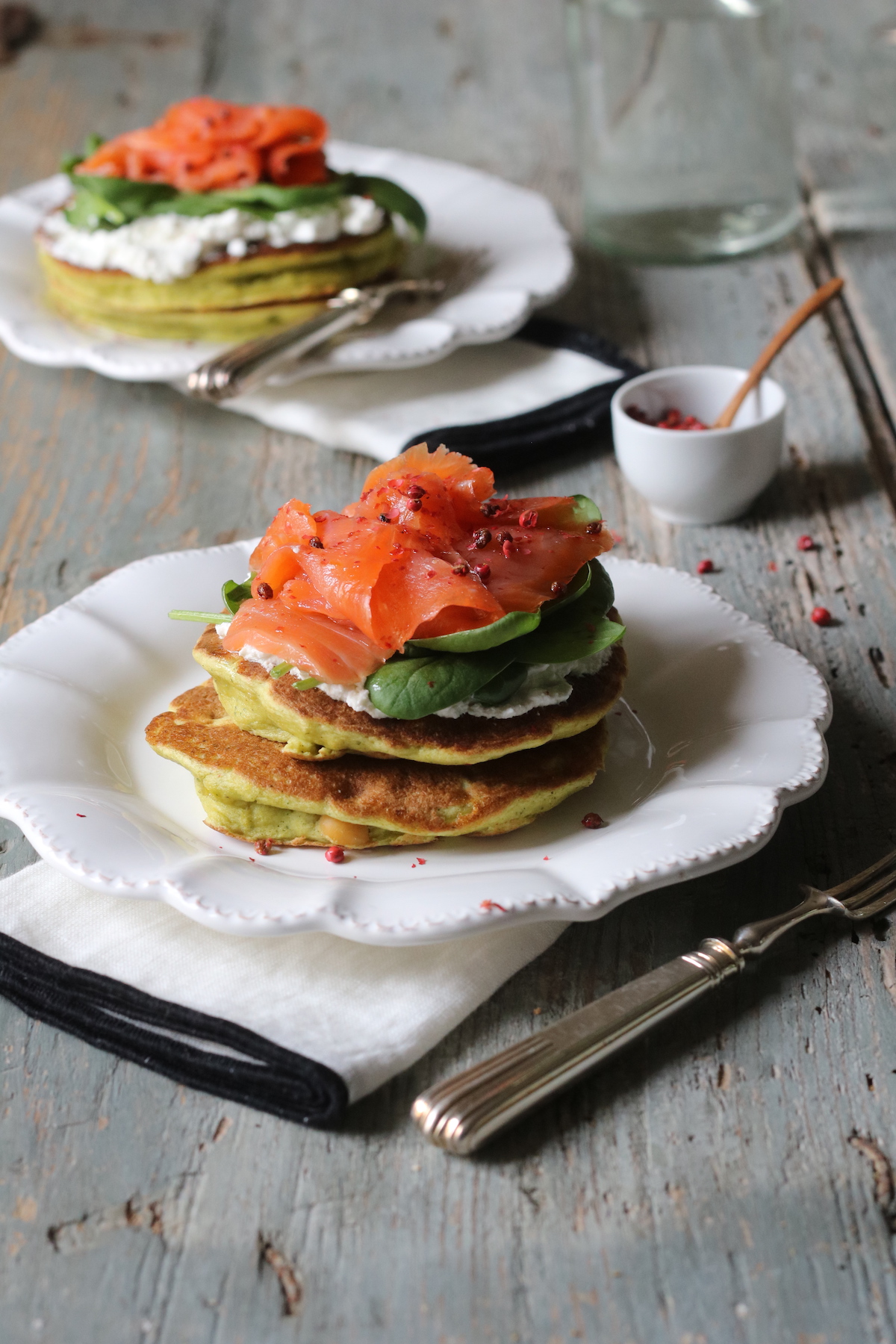 PANCAKES DI ZUCCHINE E CECI